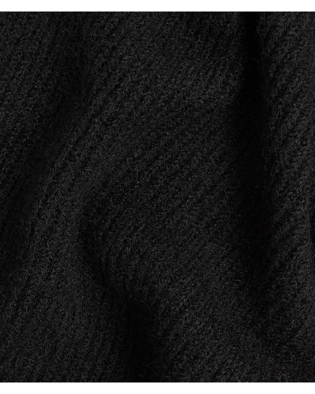 Karl Lagerfeld Black Ikon Patch Scarf