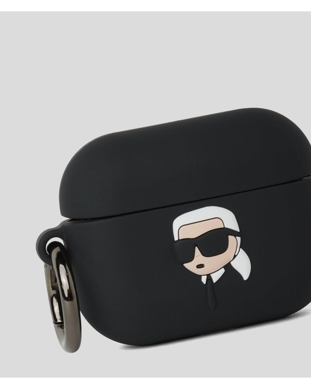 Karl Lagerfeld Black Ikon Airpods 3 Case