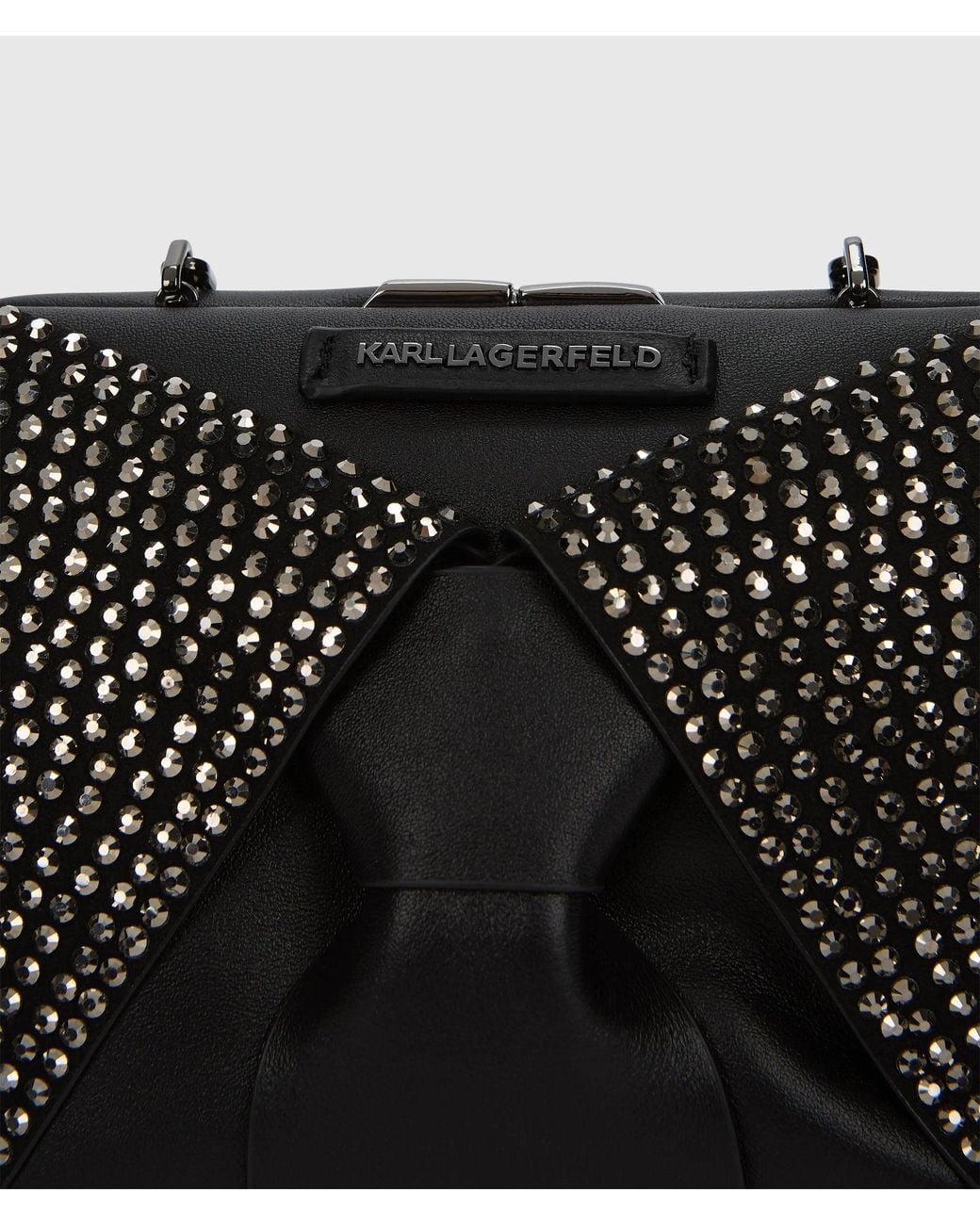 Karl Lagerfeld Multicolor K/Novelty Studded Collar And Tie Bag