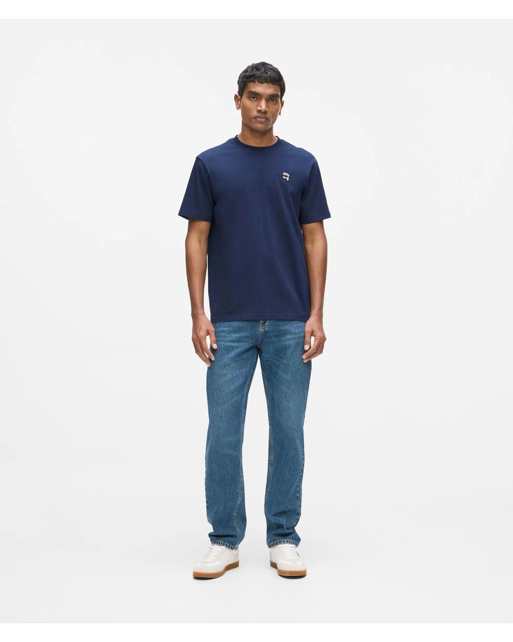 Karl Lagerfeld Blue Ikon T-Shirt for men