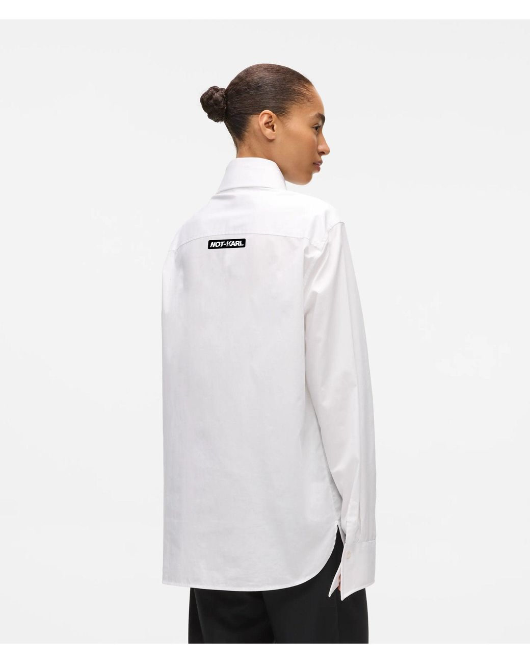 Karl Lagerfeld White Limited Edition Not-Karl Shirt for men