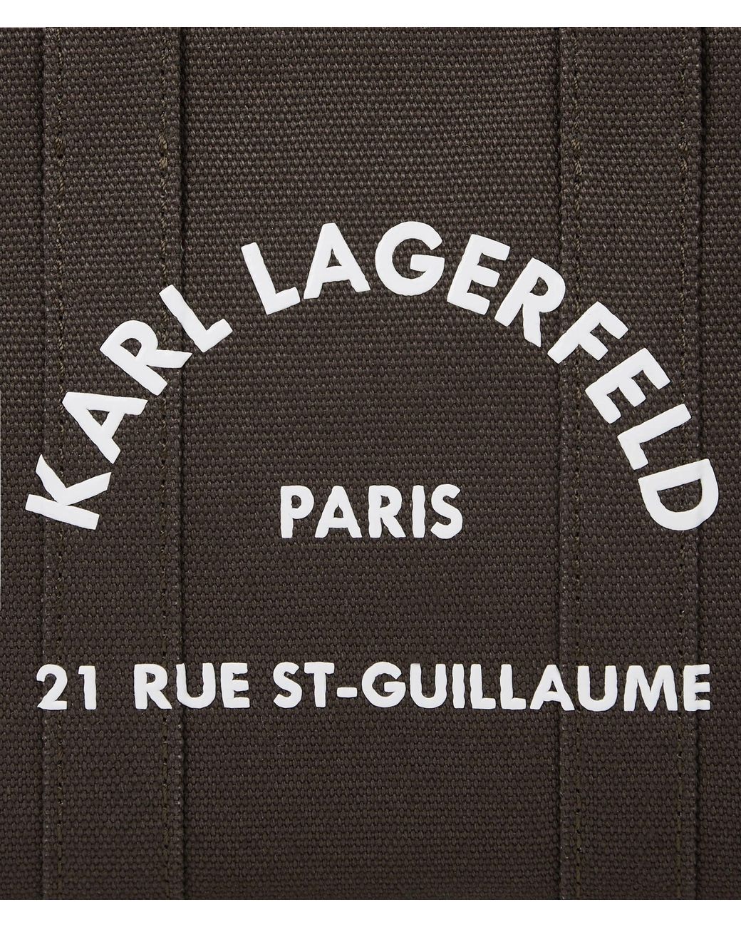 Karl Lagerfeld Black Rue St-Guillaume Mini Tote Bag