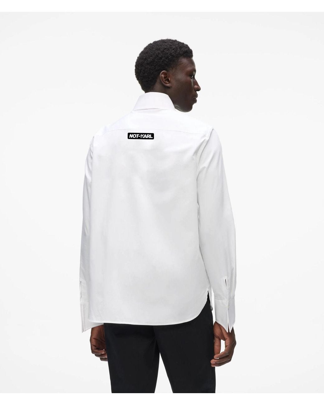 Karl Lagerfeld White Limited Edition Not-Karl Shirt for men