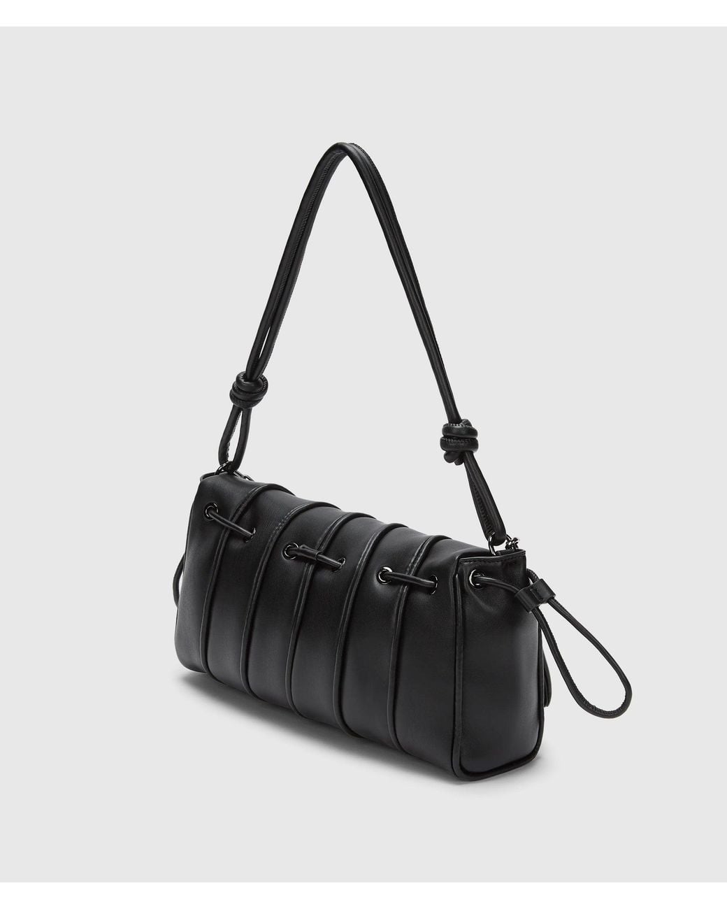 Single Chain Magnets KARL LAGERFELD K/Axis Piping Shoulder Bag in Black | Lyst