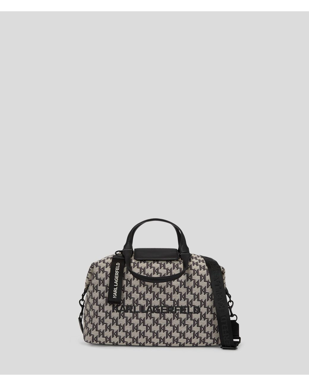 Karl Lagerfeld K monogram Weekender Bag in Black for Men Lyst UK