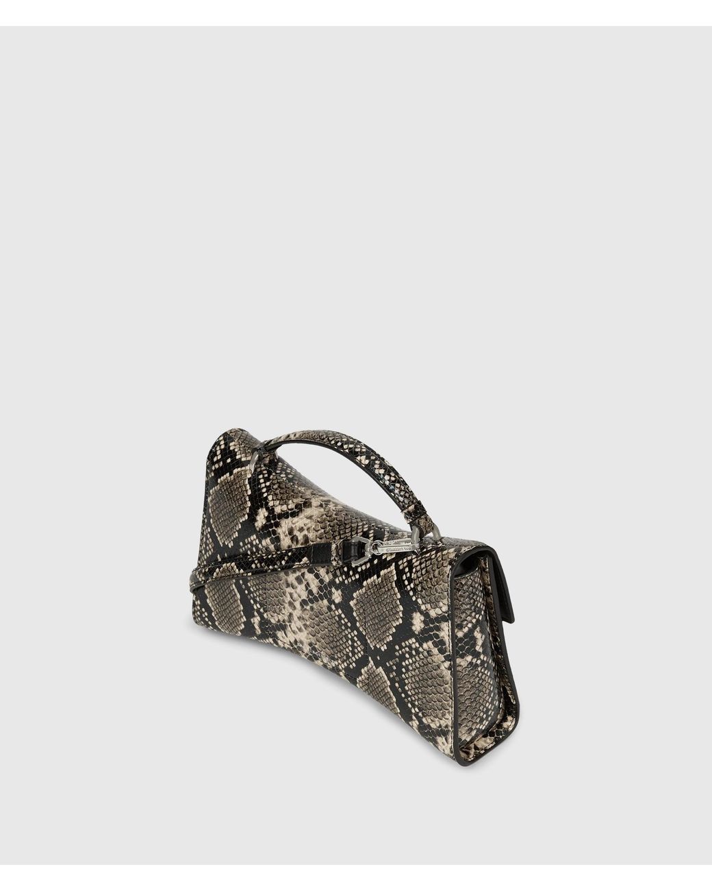 Karl Lagerfeld Multicolor K/Autograph Twist Python Top Handle Bag