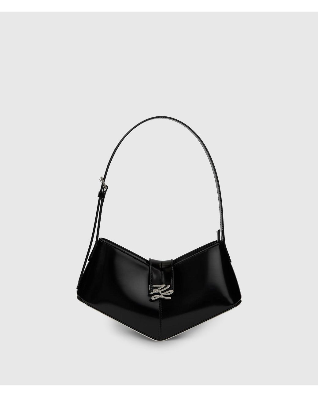 Karl Lagerfeld White K/Studio Autograph Shoulder Bag