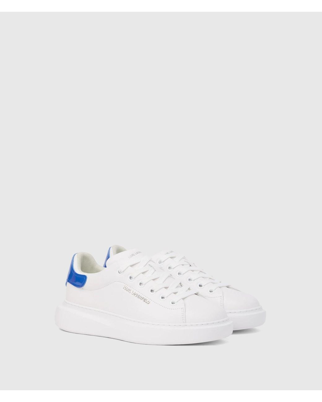Karl Lagerfeld White Ikon Kore Sneakers