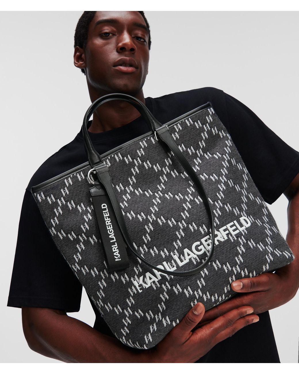 Karl Lagerfeld Paris K/Monogram jacquard camera bag - ShopStyle