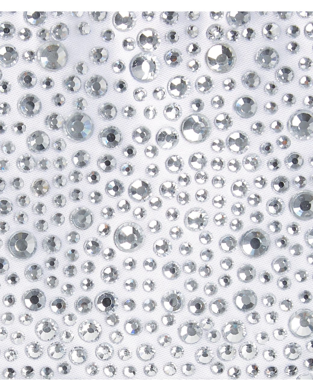 Karl Lagerfeld White Rhinestone Collar Handpicked By Hun Kim