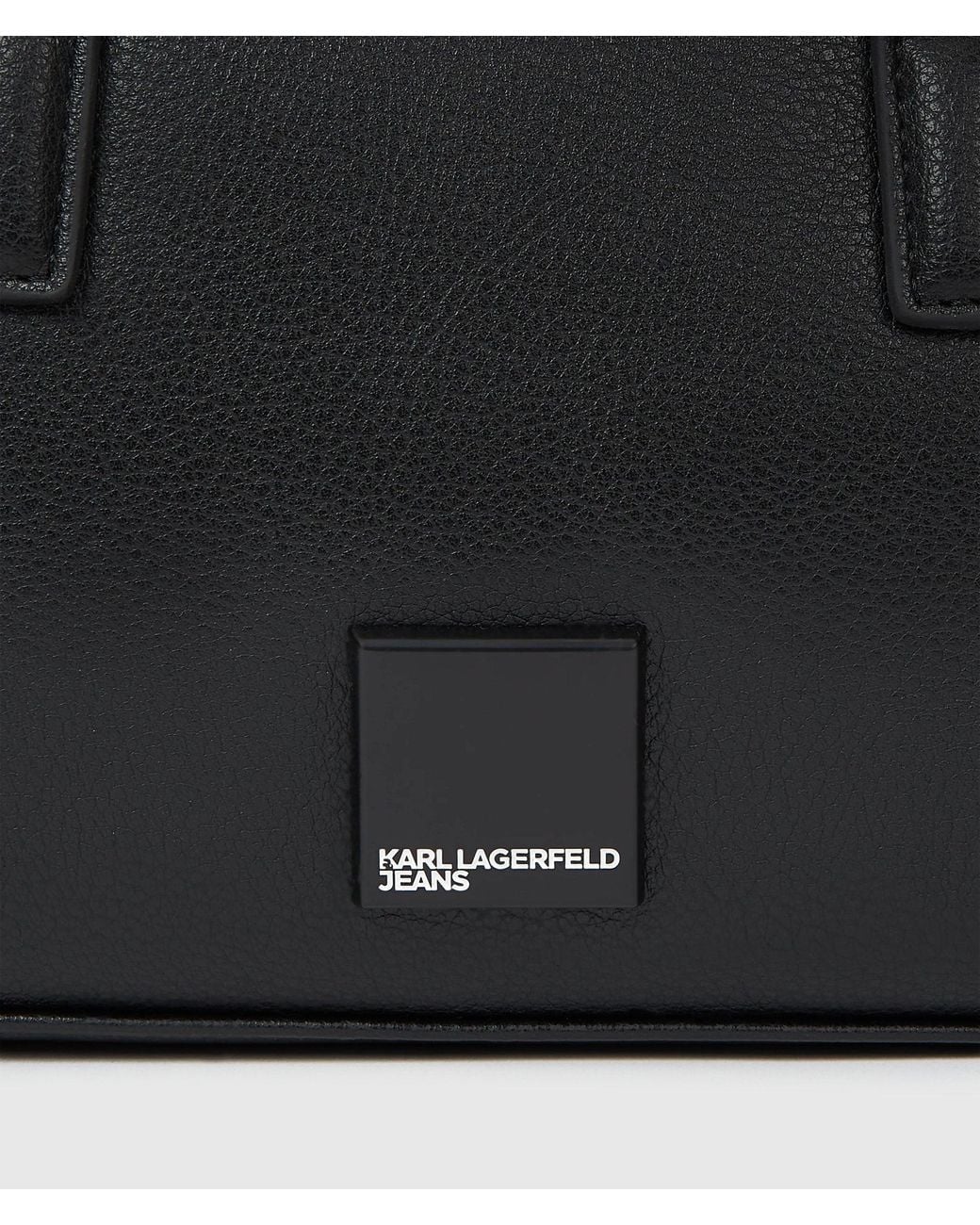 KL Jeans Black Box Logo Bowling Bag