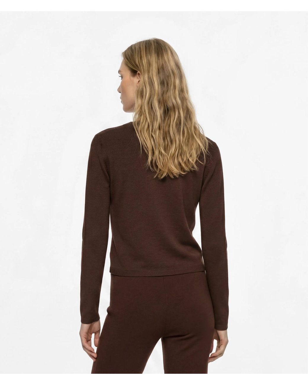 Karl Lagerfeld Brown Autograph Cashmere Blend Loungewear Cardigan
