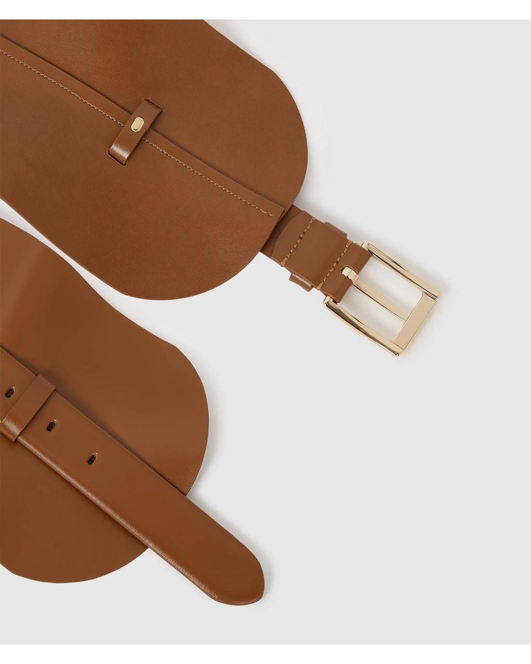 Karl Lagerfeld Brown K/Essential Belt