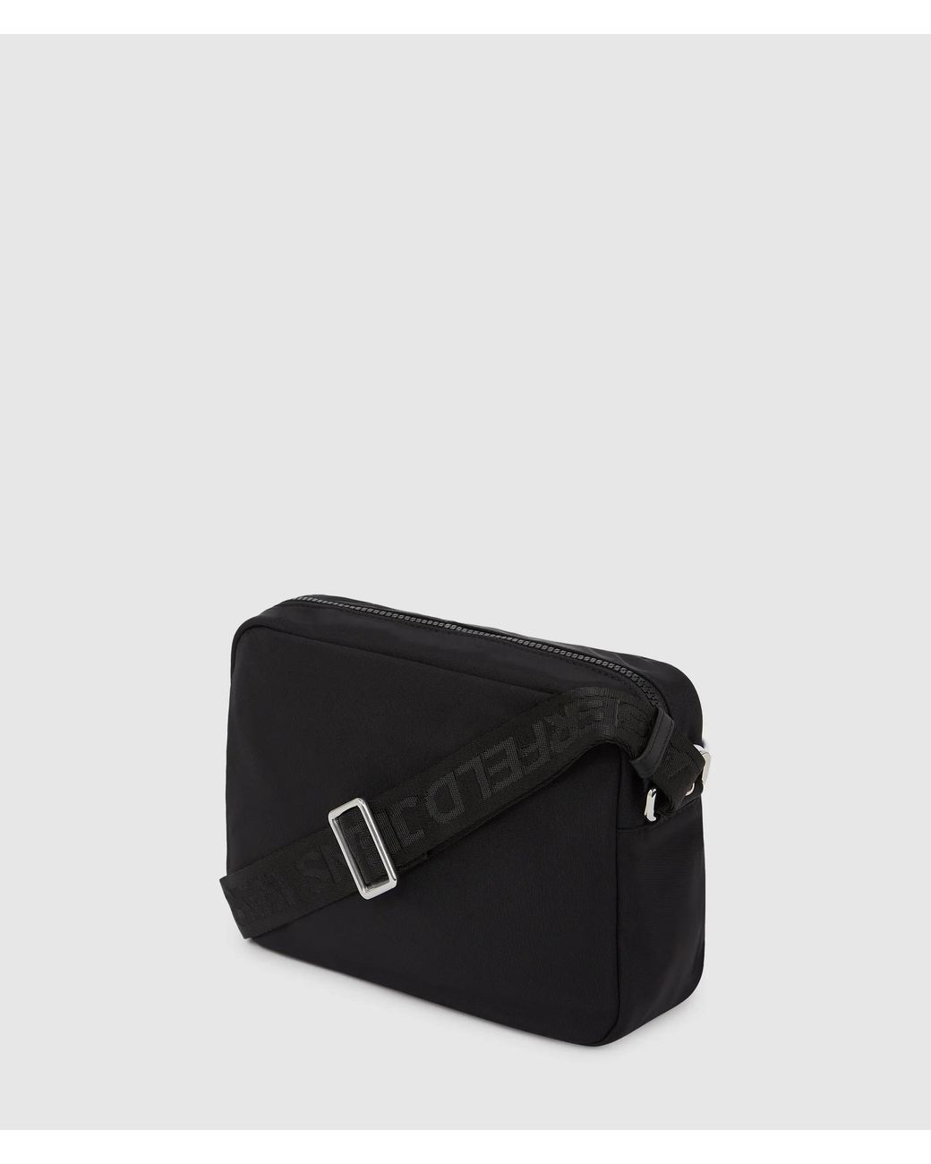 KL Jeans Black Utility Drawstring Camera Bag for men