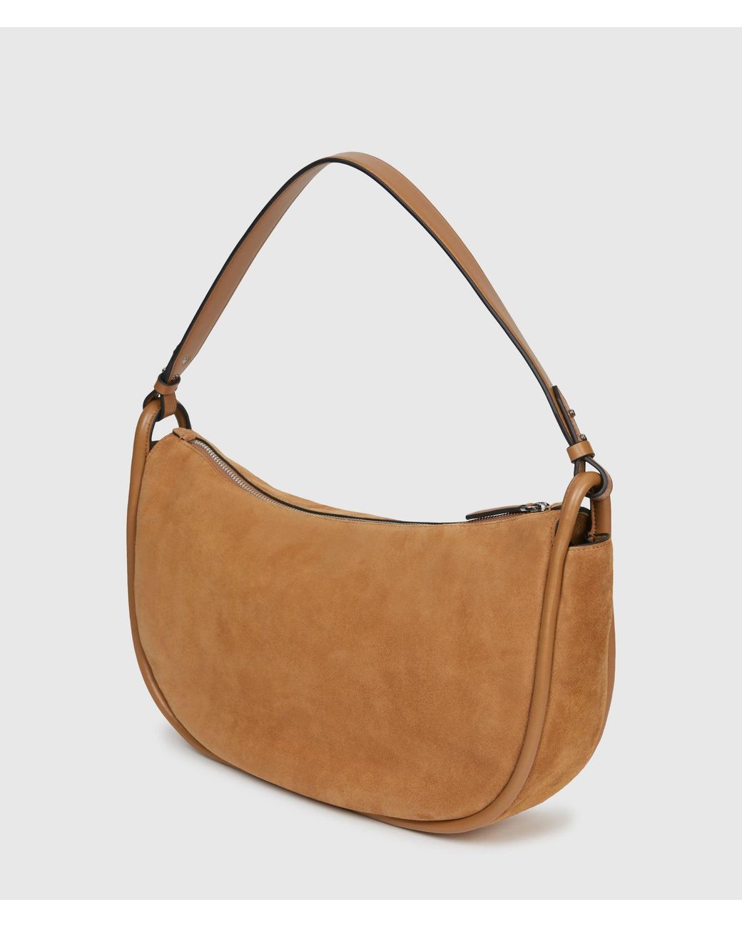 Karl Lagerfeld White K/Autograph Patch Moon Shoulder Bag
