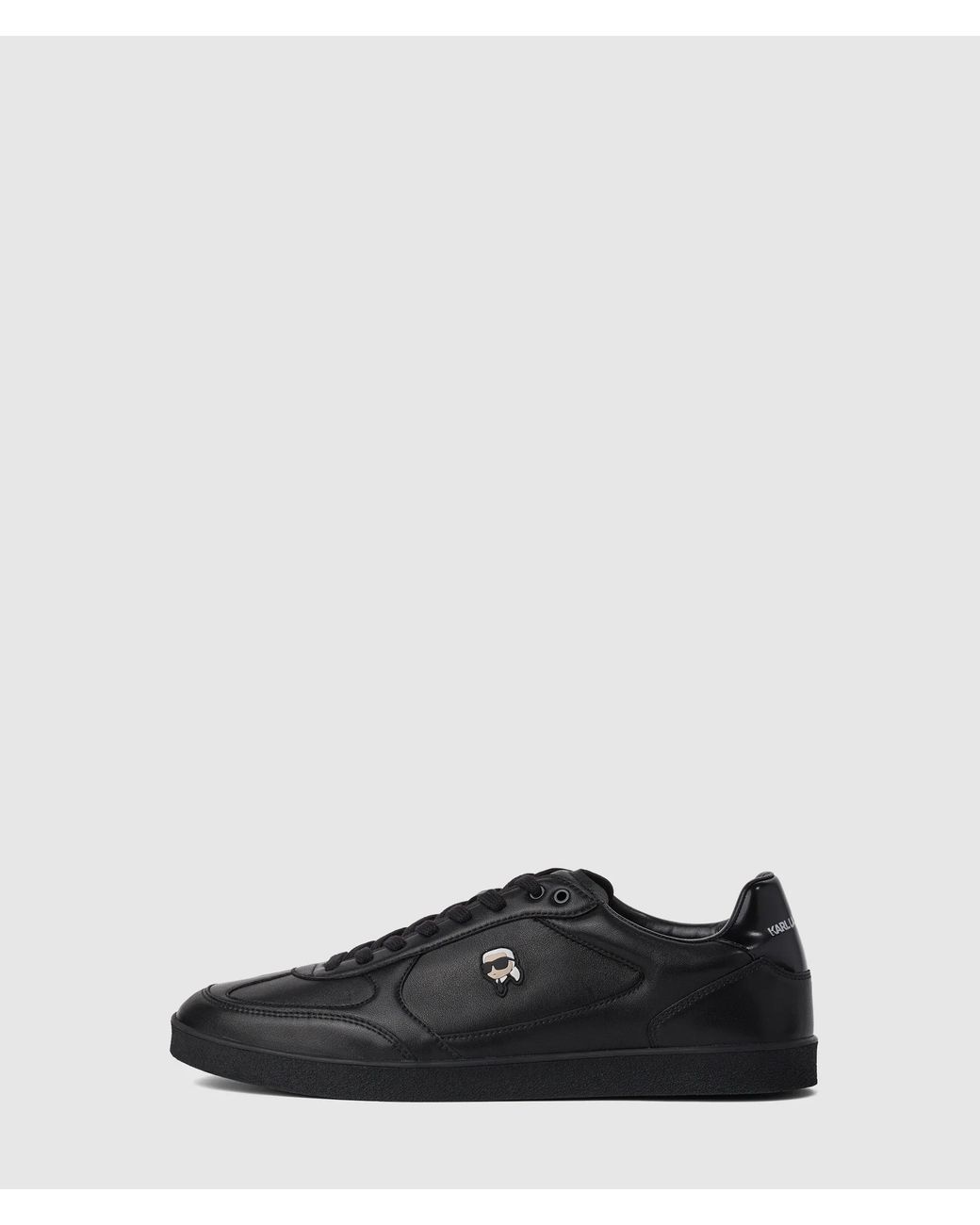 Karl Lagerfeld Black Ikon Nft Patch Sneakers for men