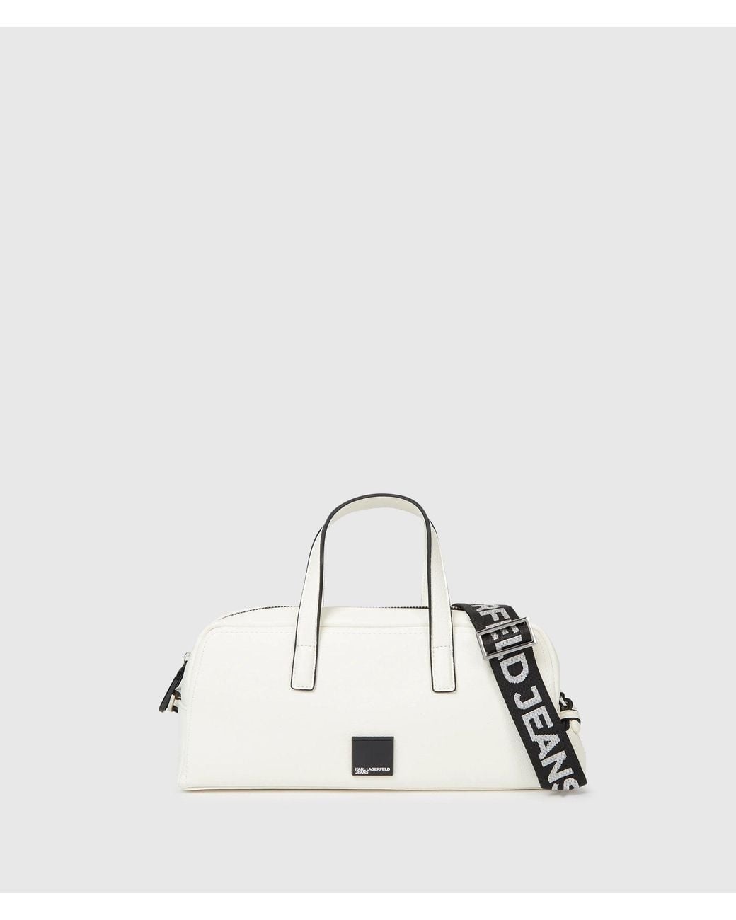 KL Jeans Natural Box Logo Bowling Bag