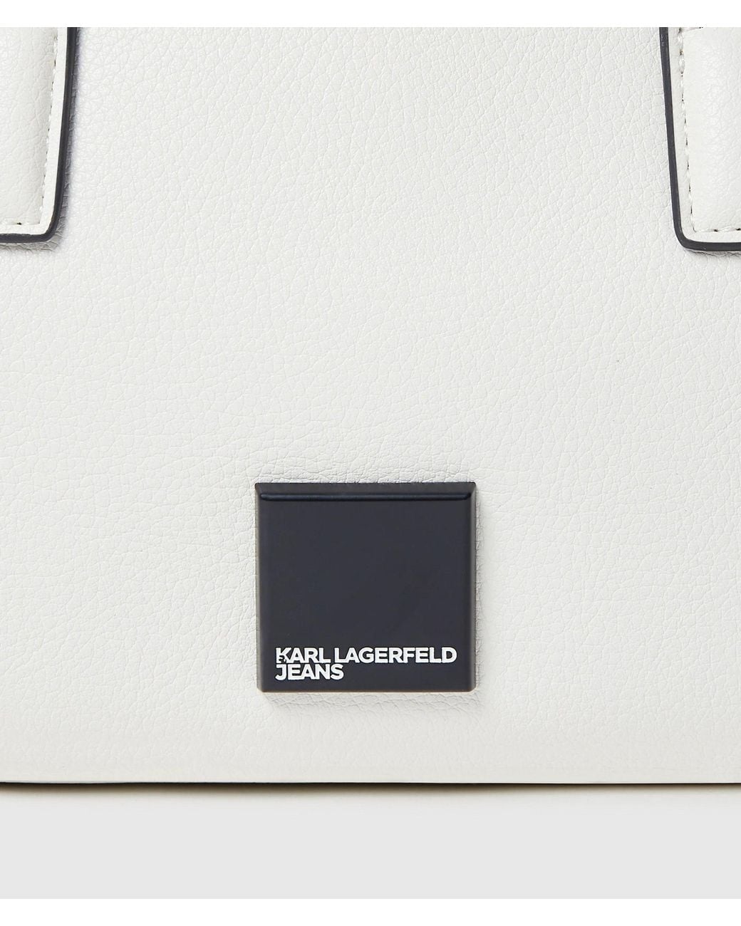 KL Jeans Natural Box Logo Bowling Bag