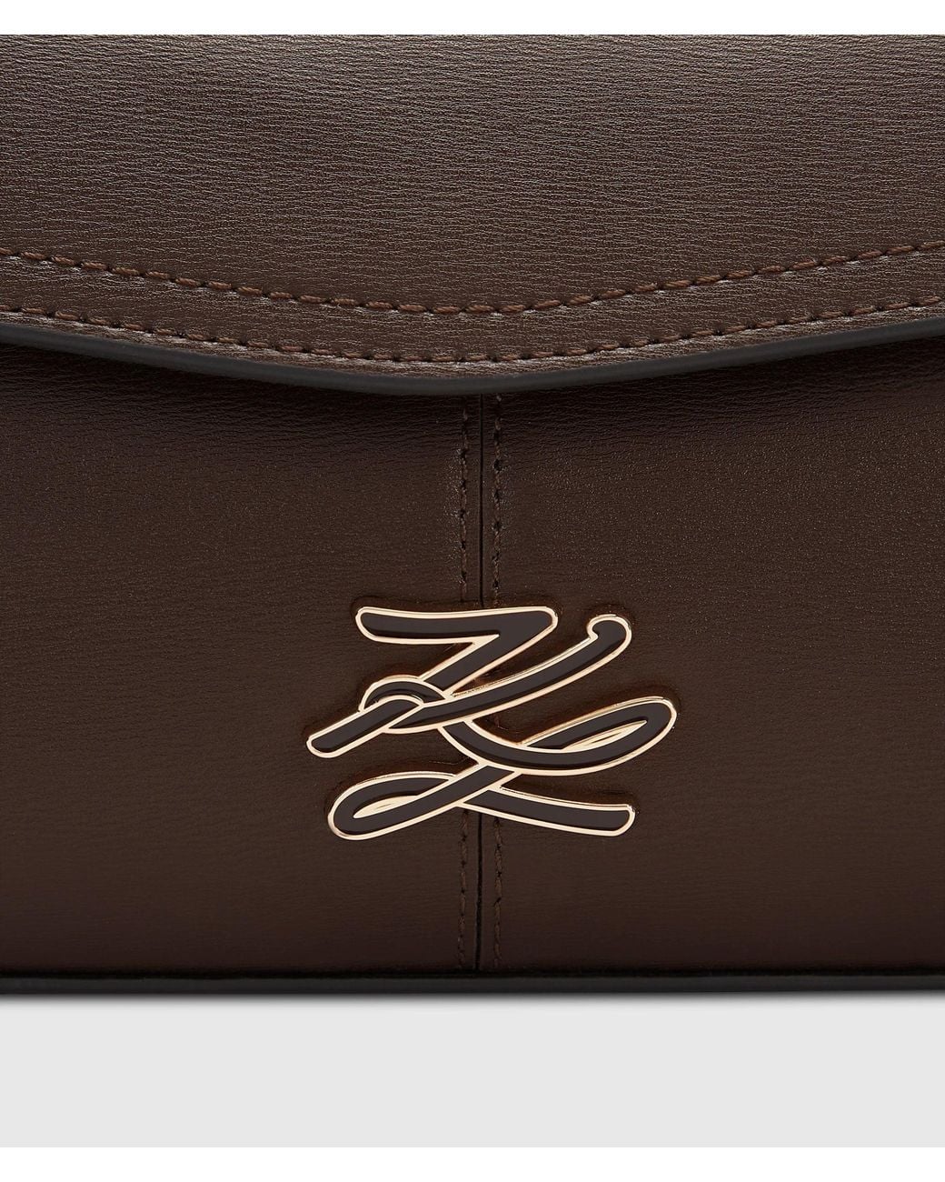 Single Chain Magnets KARL LAGERFELD K/Autograph Chain Crossbody Bag in Brown | Lyst