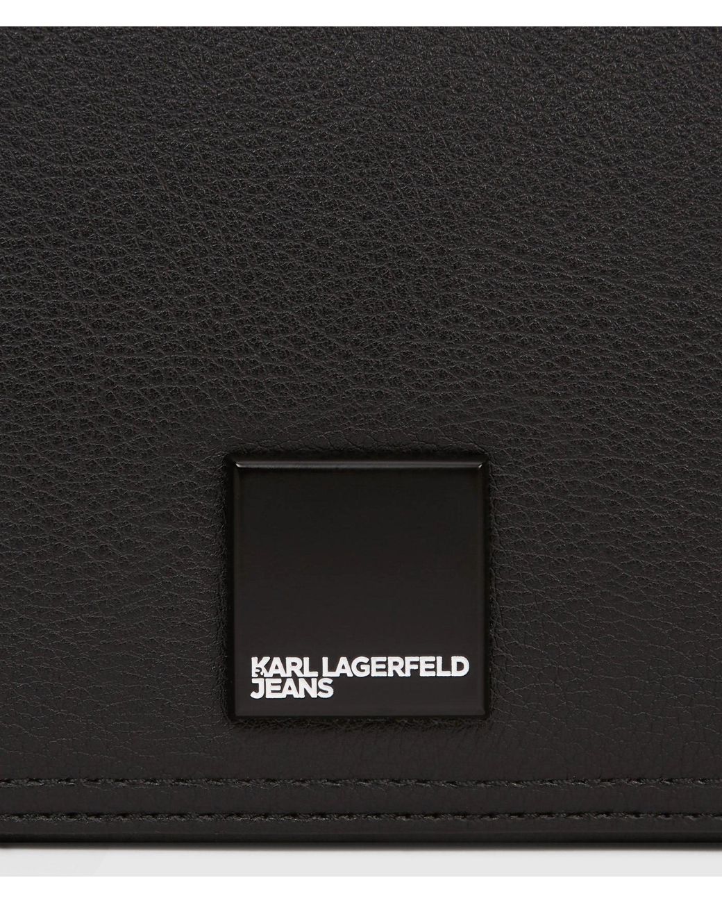 KL Jeans Black Box Logo Camera Bag