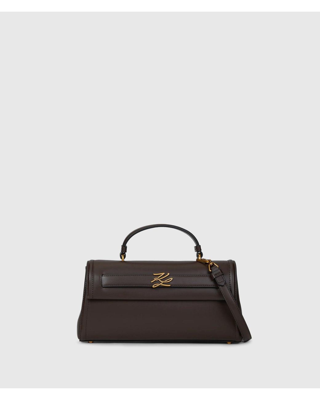 Karl Lagerfeld Black K/Autograph Small Top Handle Bag