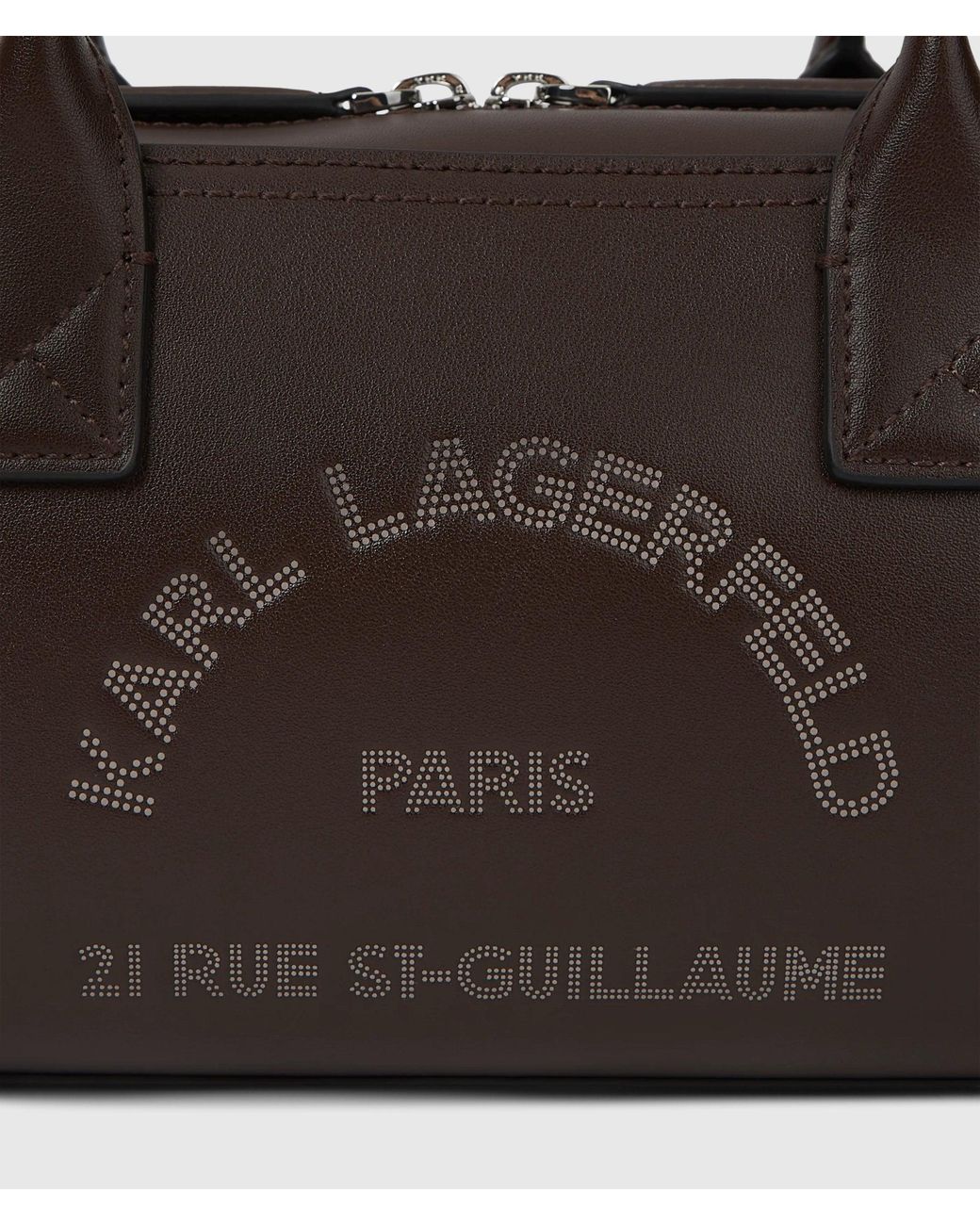 Karl Lagerfeld White K/Daily Small Elongated Shoulder Bag