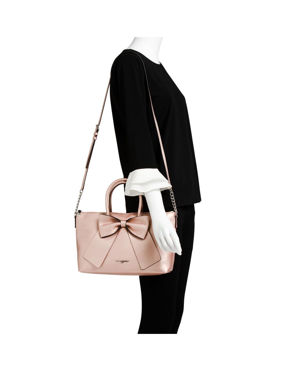 Karl lagerfeld sales bow tote
