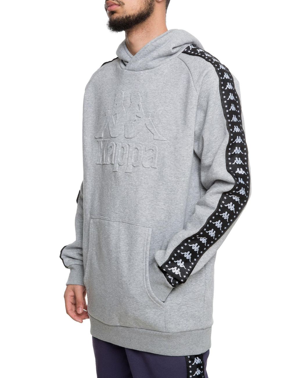 kappa hoodie gray