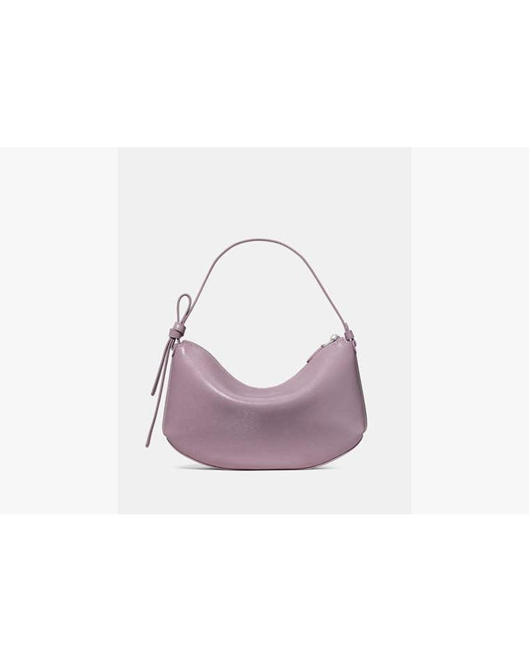 Kate Spade Purple Kate Spade Loop Glazed Leather Shoulder Bag