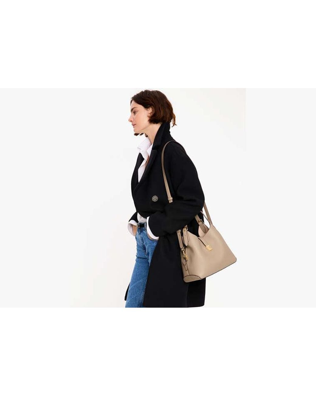 Kate Spade Natural Kate Spade Deco Crossbody Tote Bag