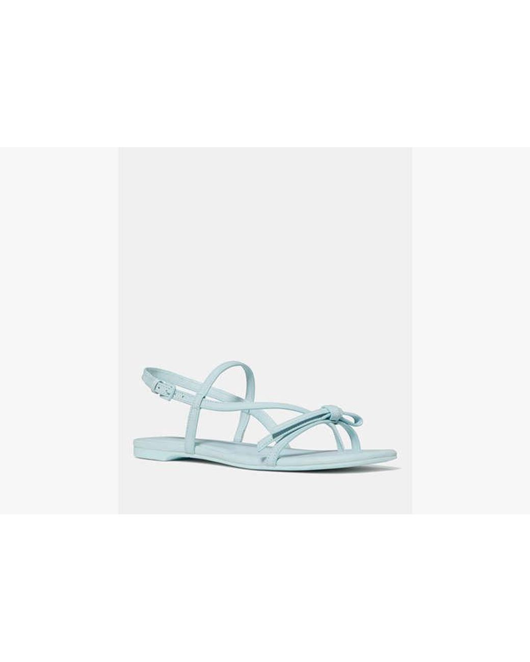 Kate Spade White Loop Flat Sandal