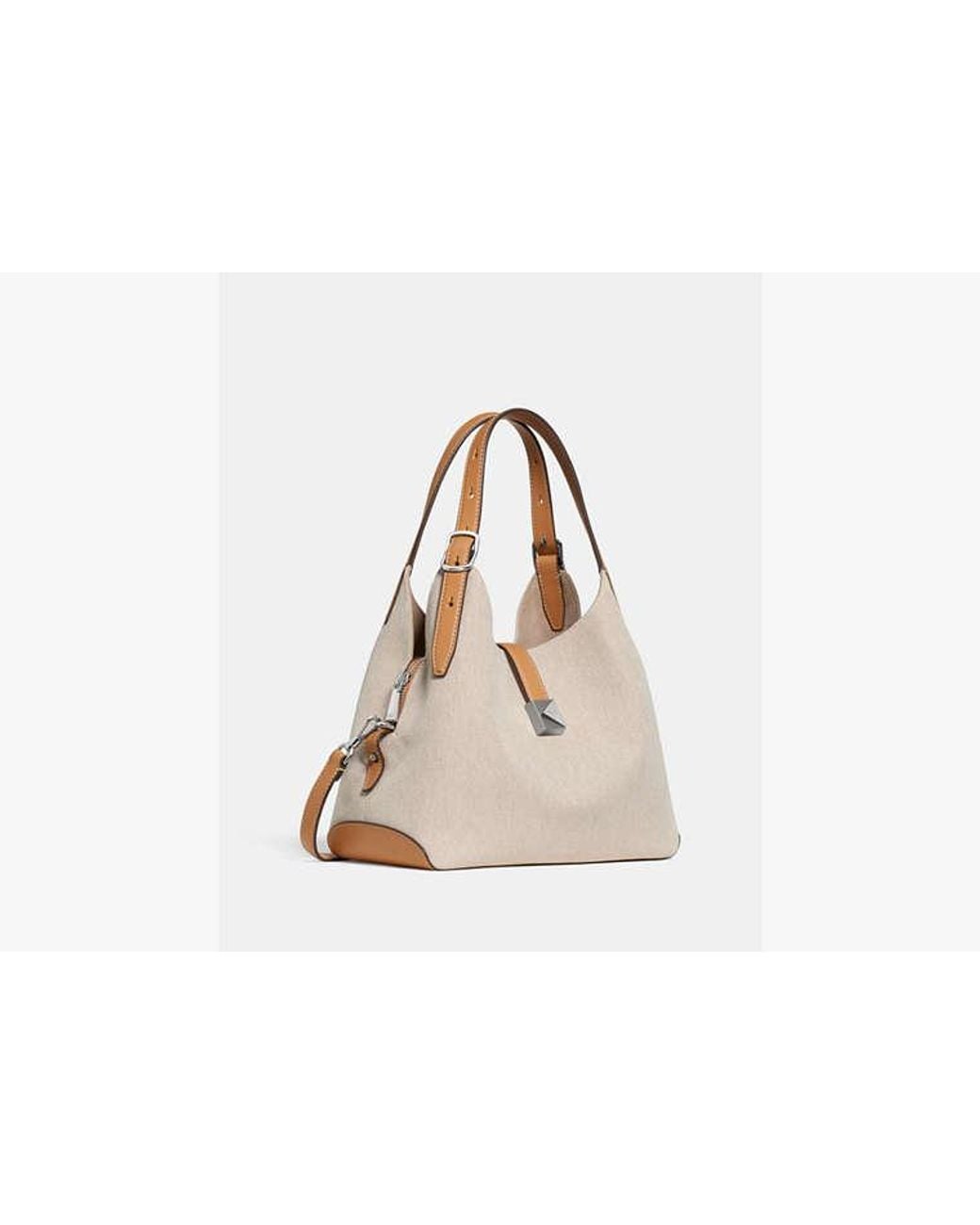 Kate Spade Natural Deco Canvas Crossbody Tote Bag