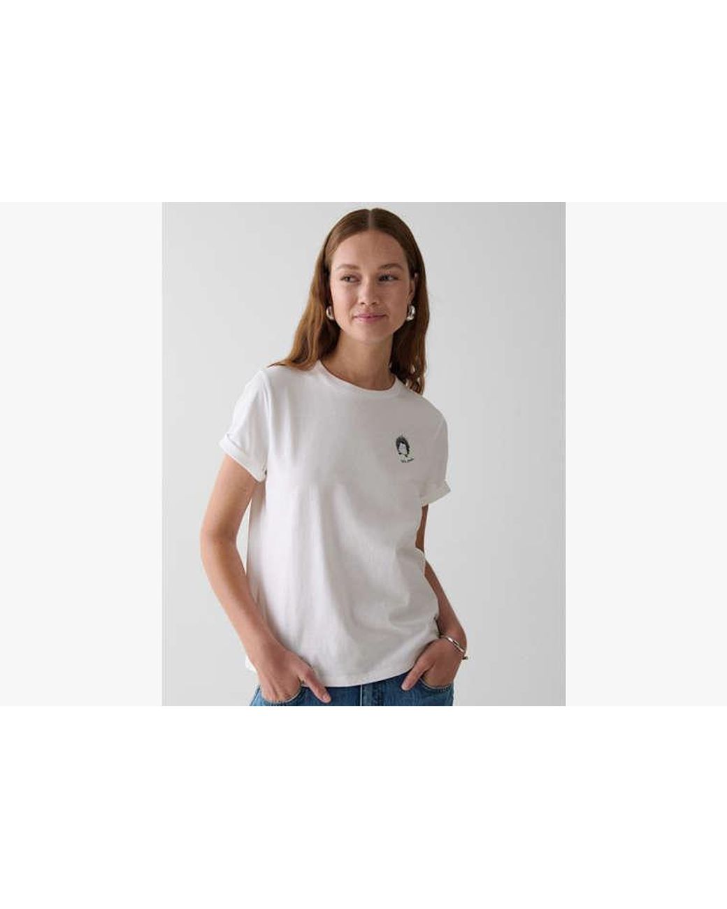 Kate Spade White Kate Spade Hedgehog T-Shirt