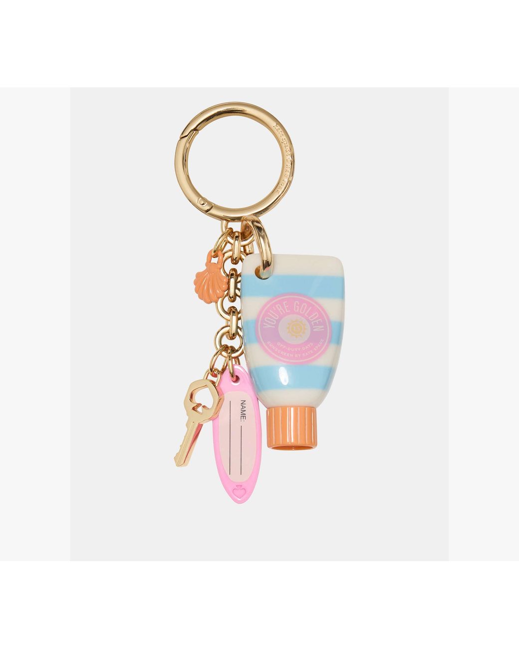 Kate Spade Blue Kate Spade Charmed Sunscreen Bag Charm
