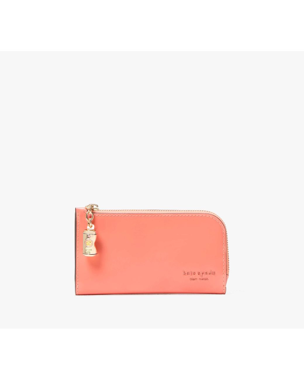 Kate Spade Pink Devin Patent Small Bifold Wallet