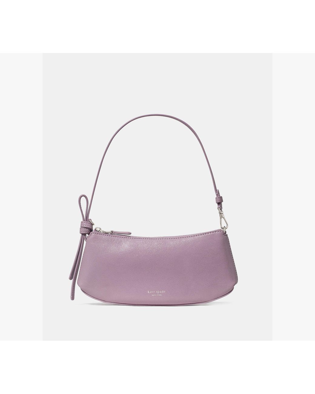 Kate Spade Purple Kate Spade Loop Glazed Pochette Bag