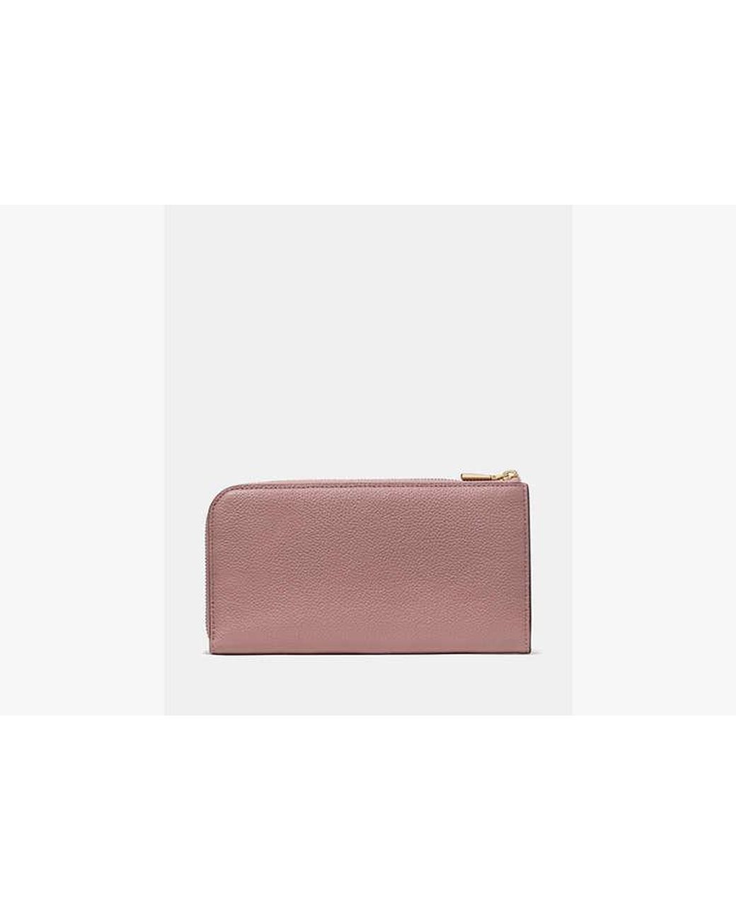 Kate Spade Purple Devin Pebble Zip Around Continental Wallet