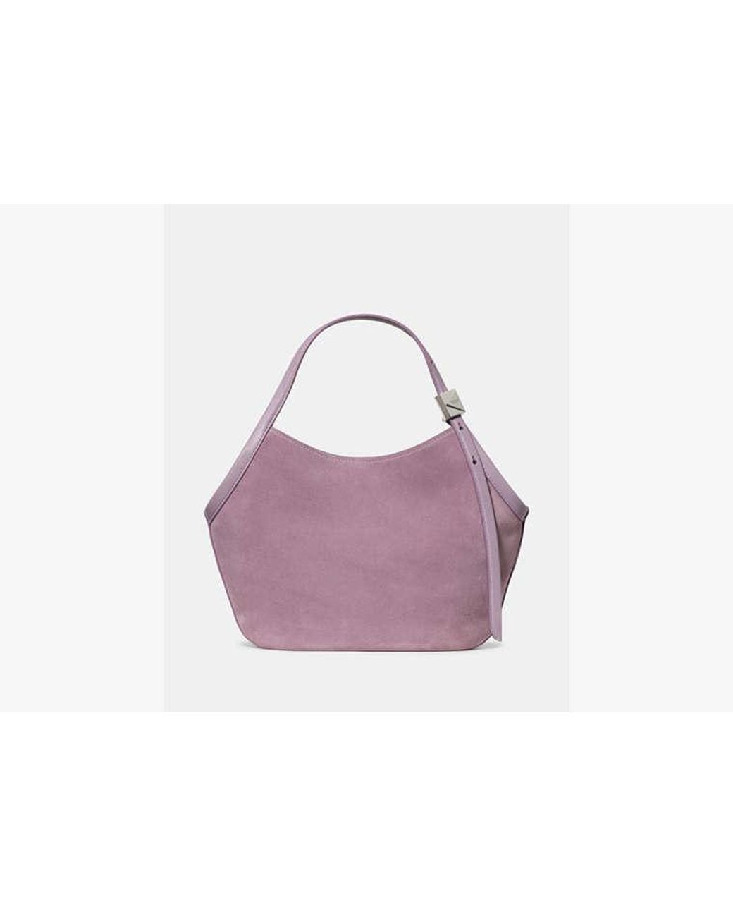 Kate Spade Purple Deco Suede Small Tulip Tote Bag