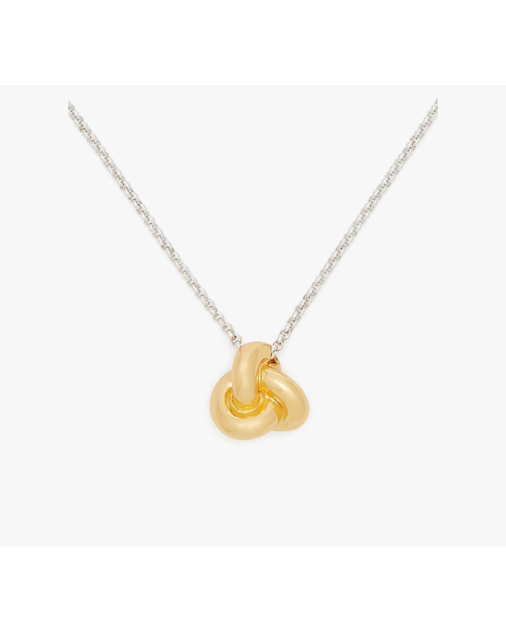 Kate Spade Metallic Double Knot Pendant