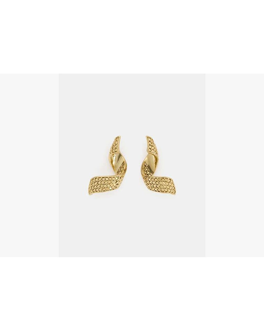 Kate Spade Metallic Twist Drop Earrings