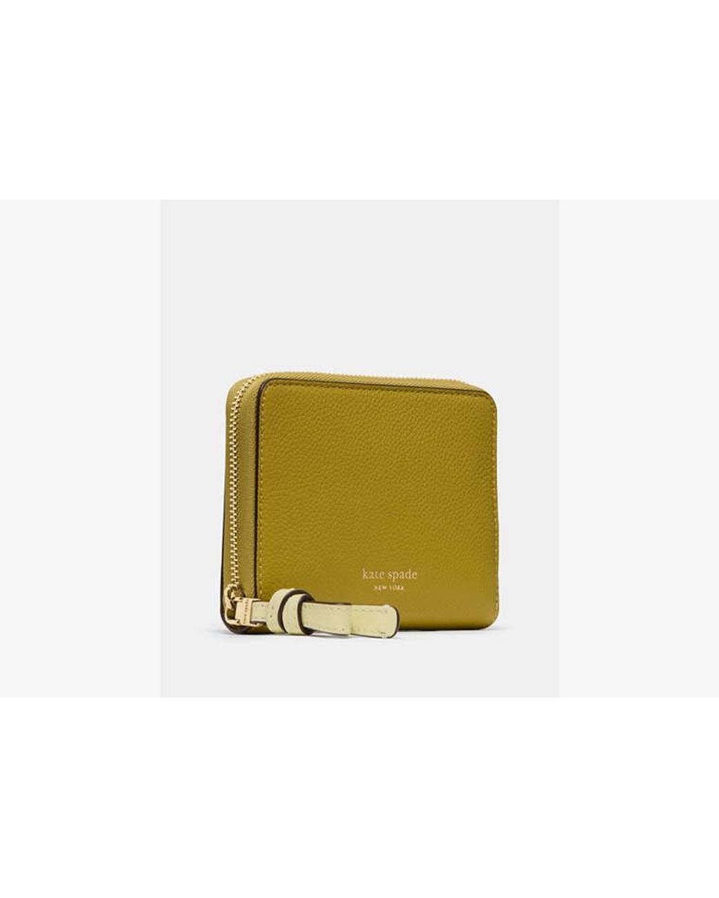 Kate Spade Green Loop Zip Around Wallet