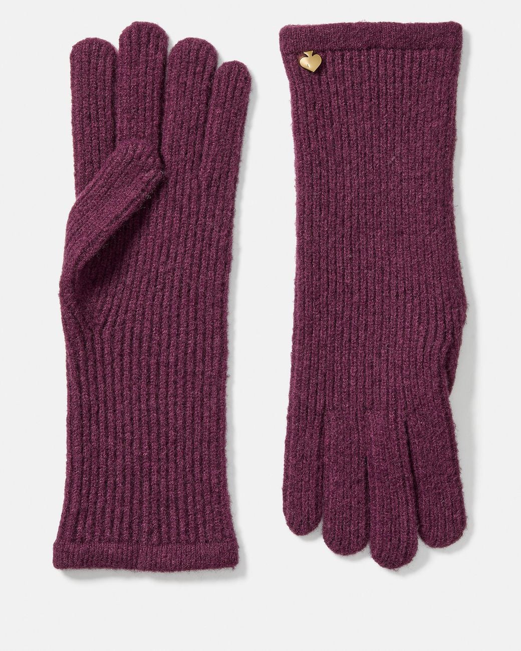 Kate Spade Purple Knit Glove