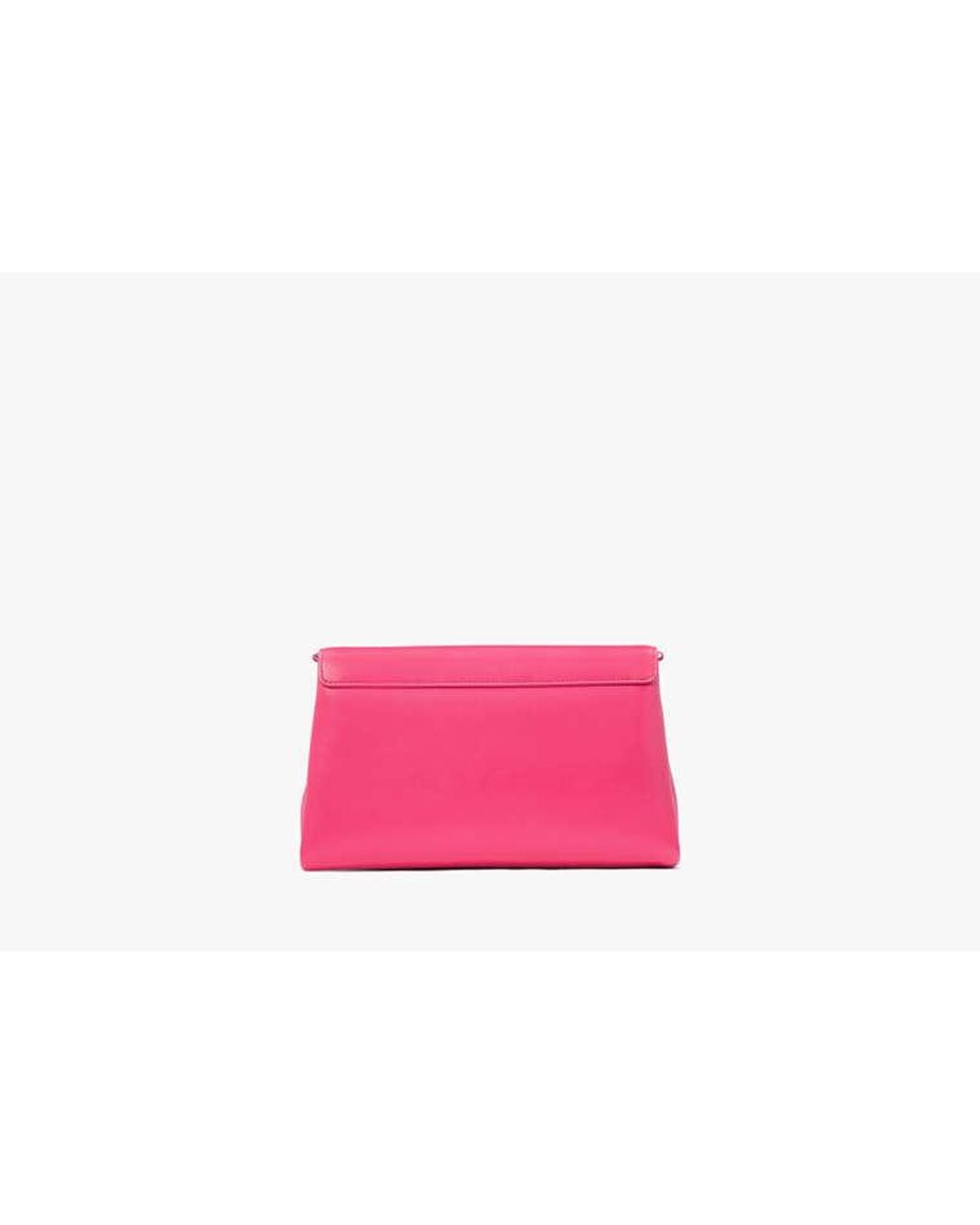 Kate Spade Pink Kate Spade Grace Embellished Lock Clutch