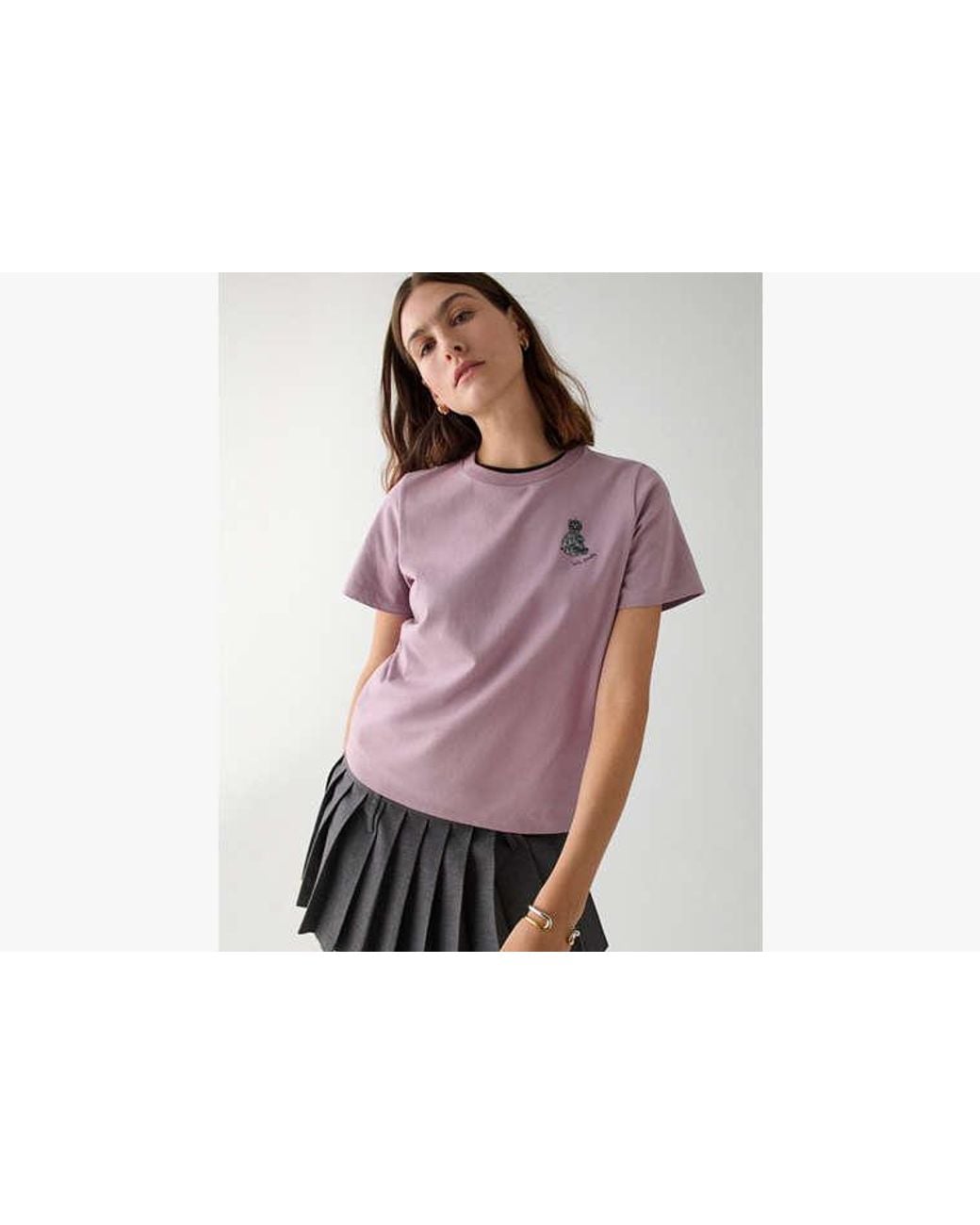 Kate Spade Purple Kate Spade Bear T-Shirt