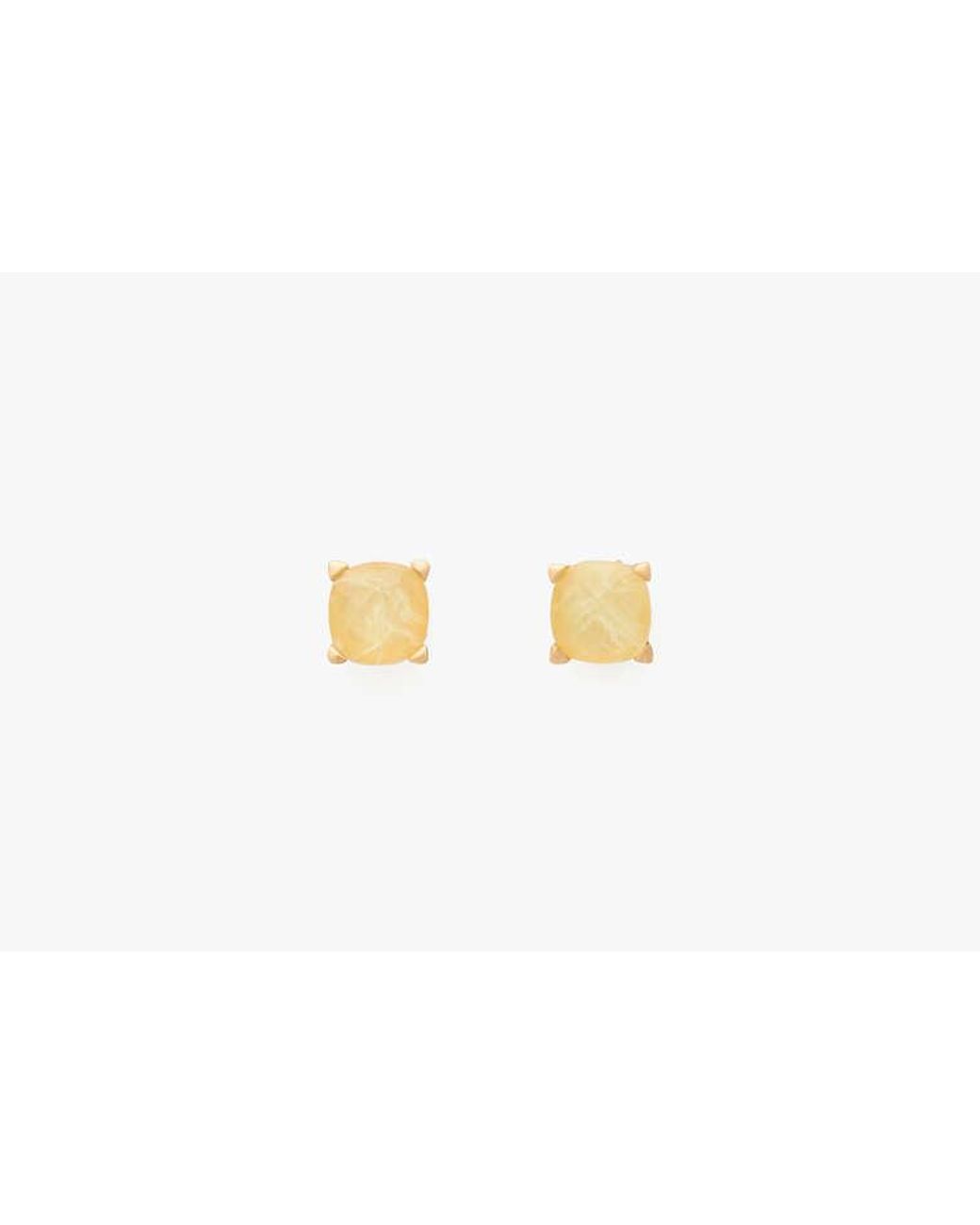 Kate Spade Metallic Kate Spade Little Luxuries 6Mm Square Studs