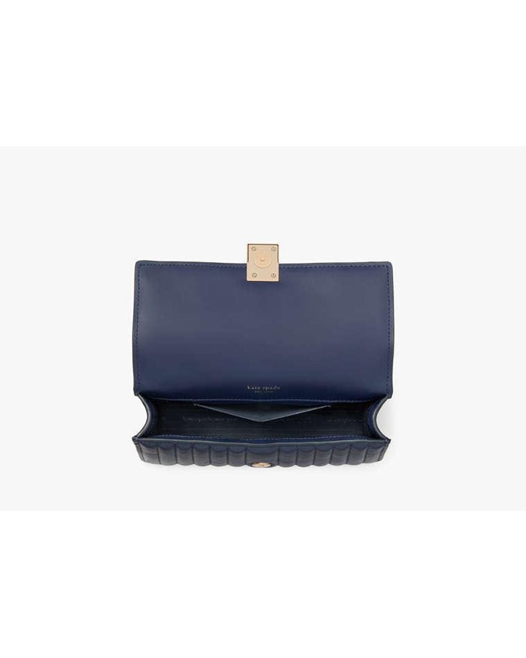 Kate Spade Blue Kate Spade Deco Quilted Mini Crossbody Bag