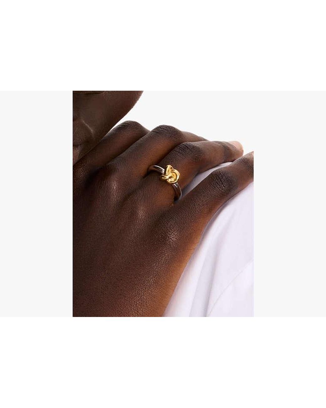 Kate Spade Metallic Double Knot Ring