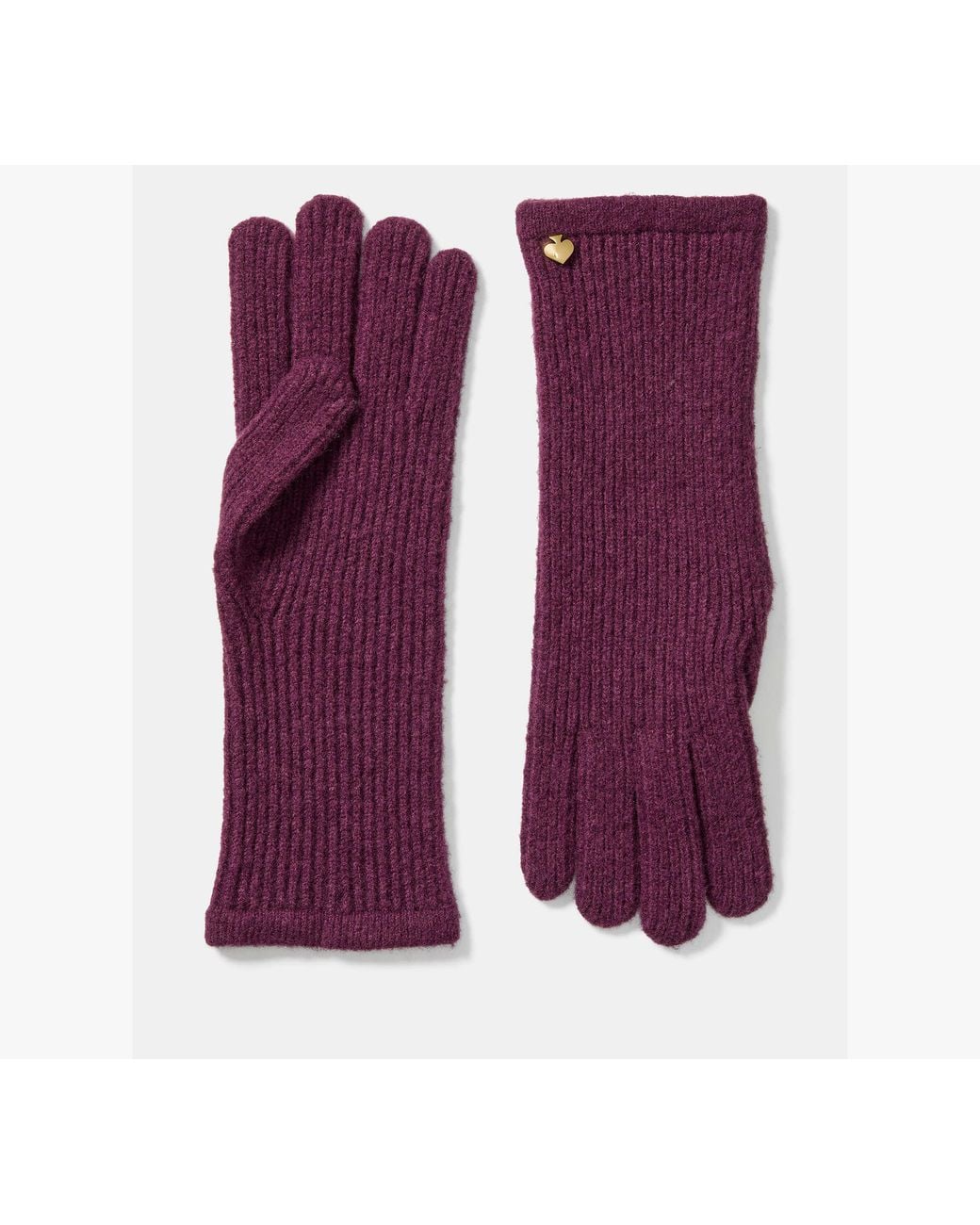 Kate Spade Purple Knit Glove