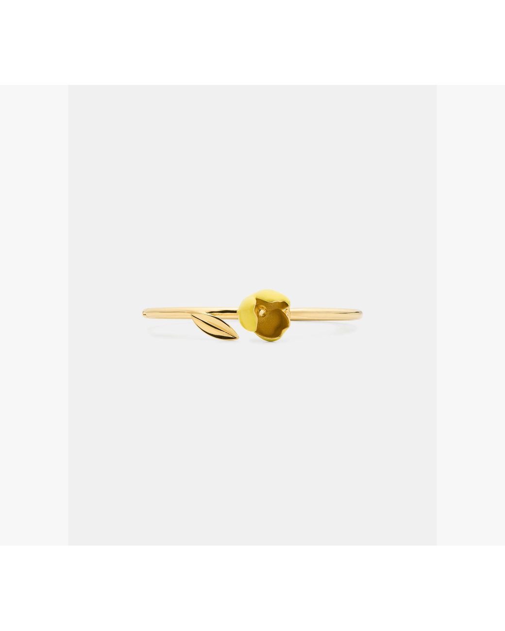 Kate Spade White Golden Bloom Bangle