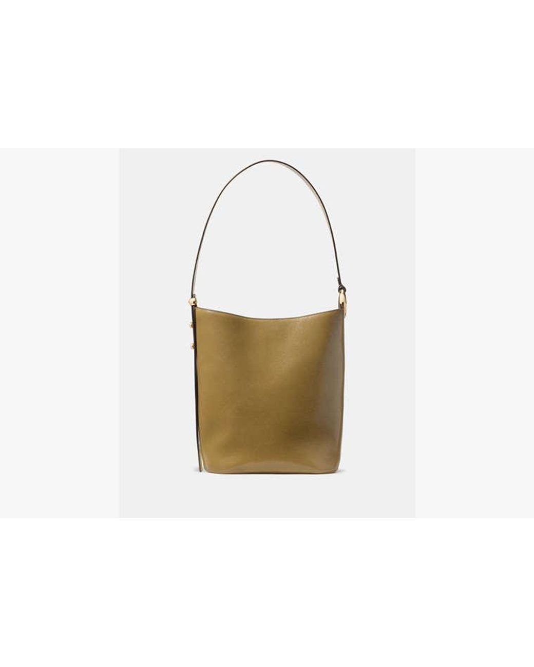 Kate Spade Natural Halo Glazed Leather Bucket Bag